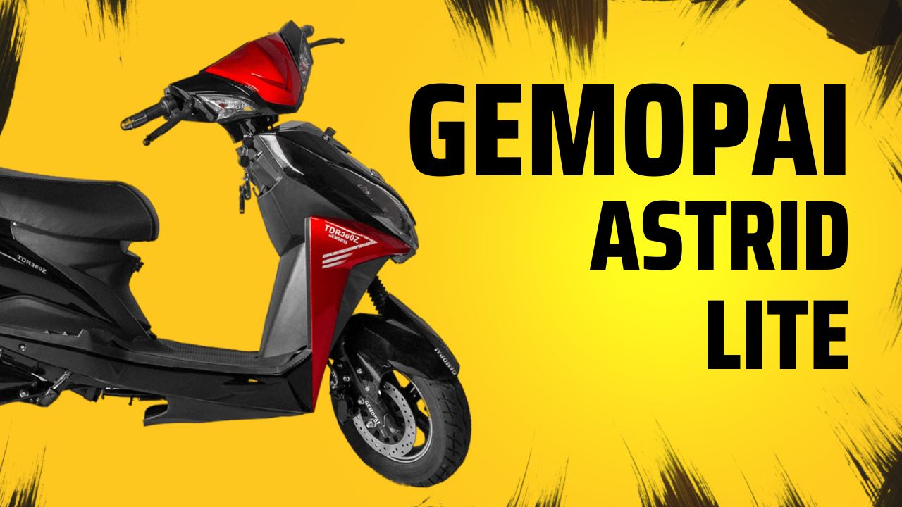 Gemopai Astrid Lite electric scooter launched at INR 79,999